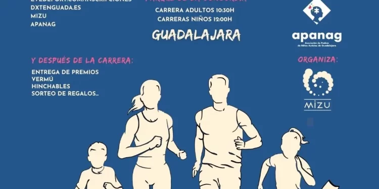 La VII Carrera Mizú en Guadalajara reúne a 600 Corredores por APANAG