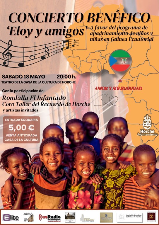 Concierto Benéfico en Horche: 'Eloy y Amigos' Recauda Fondos para Niños en Guinea Ecuatorial