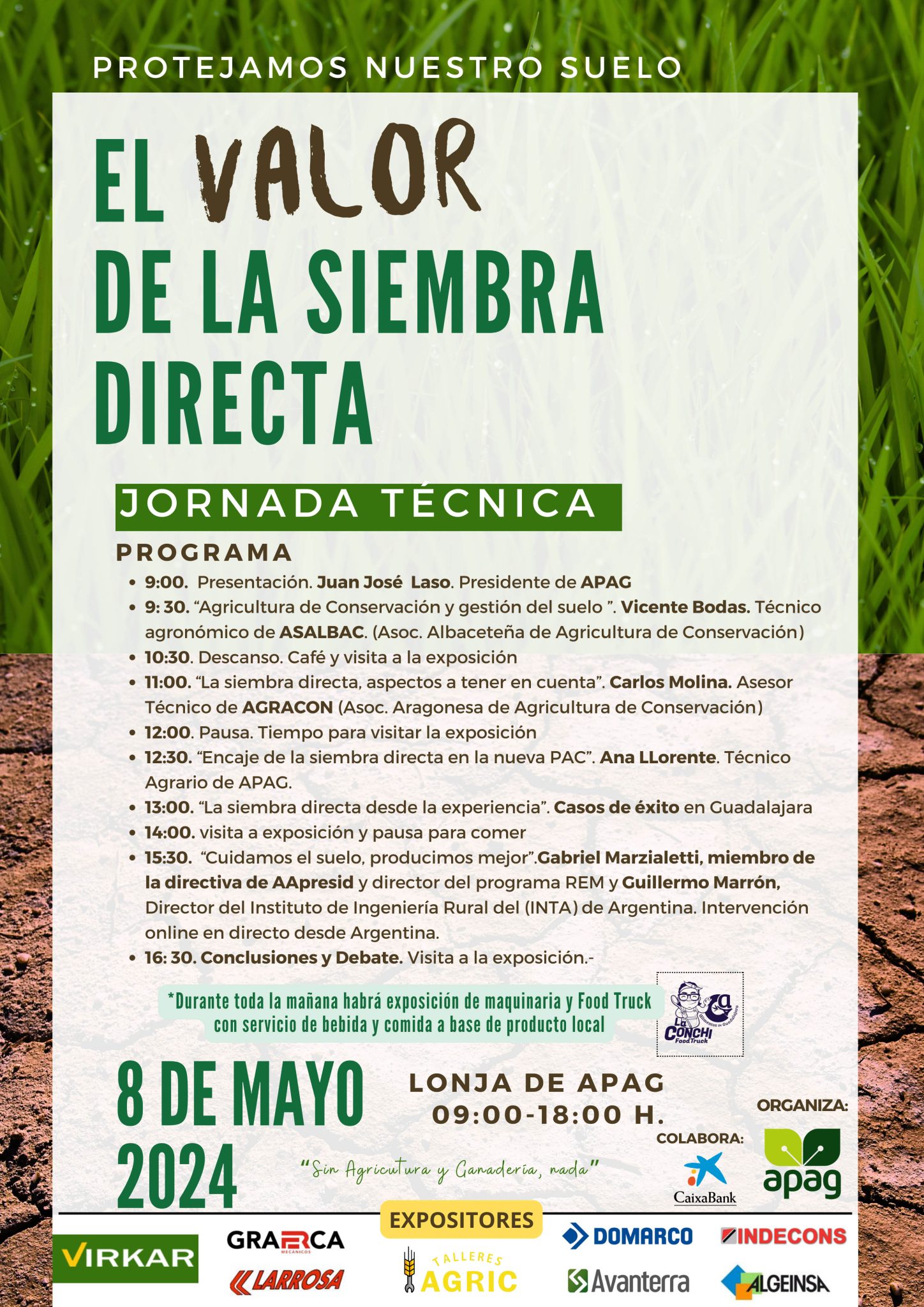 Expertos nacionales e internacionales debatirán sobre Siembra Directa en Guadalajara: APAG organiza jornada técnica de alto nivel