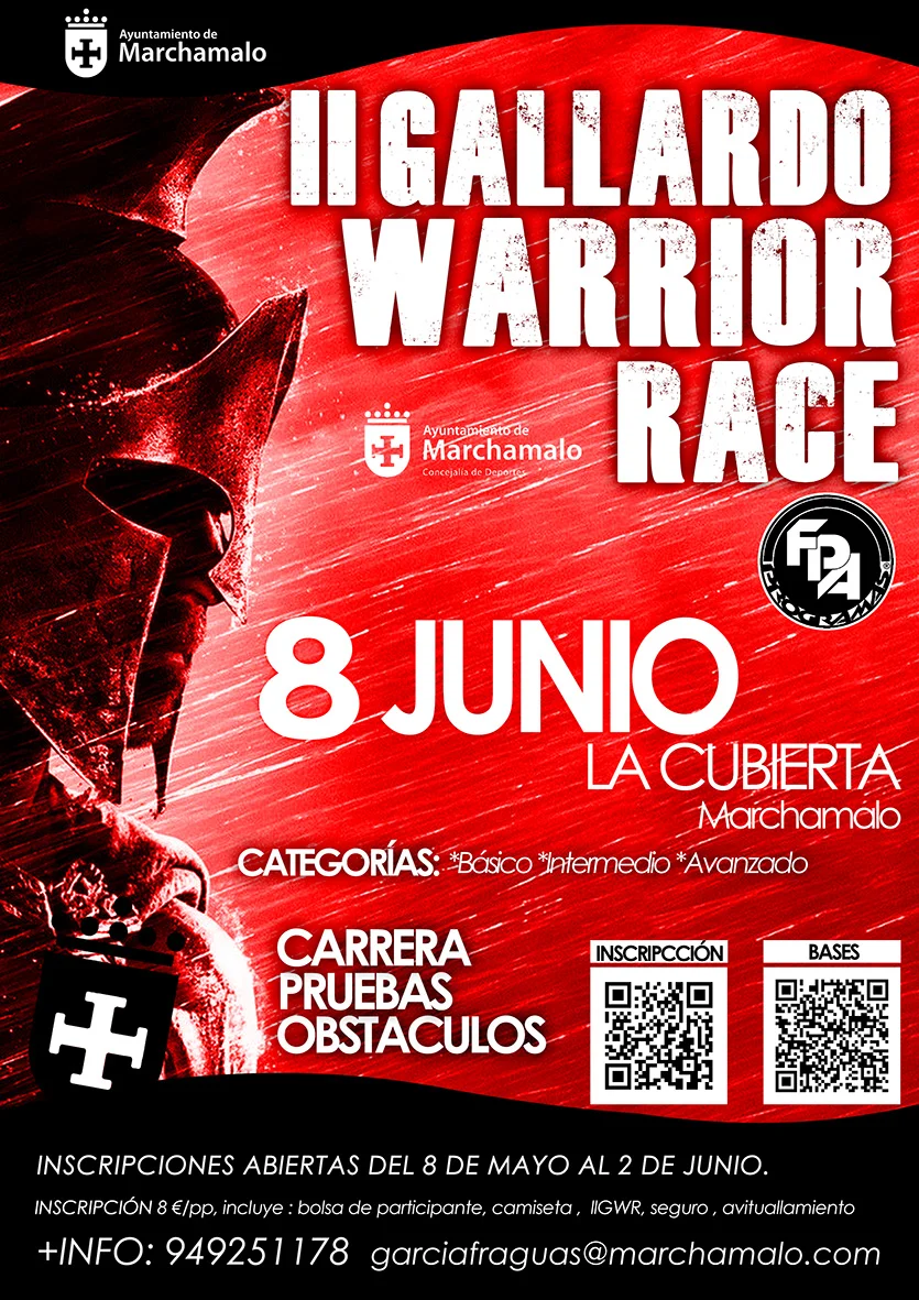 II Gallardo Warrior Race: ¡Supera tus límites en la competición de obstáculos de Marchamalo!