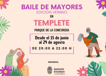 ¡Baile de Mayores en Guadalajara! ¡Disfruta del Verano en el Templete del Parque de la Concordia!