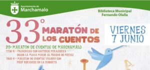 El Maratón de los Cuentos Viajero llega a Marchamalo el 7 de junio: ¡Participa en esta mágica jornada!