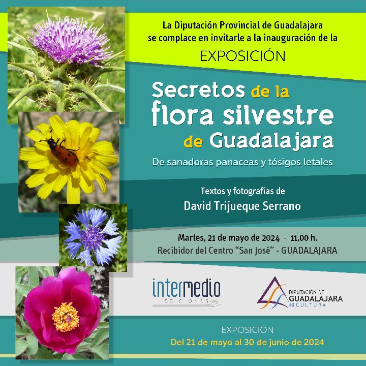 nauguración de la Exposición «Secretos de la Flora Silvestre de Guadalajara» en el Centro San José