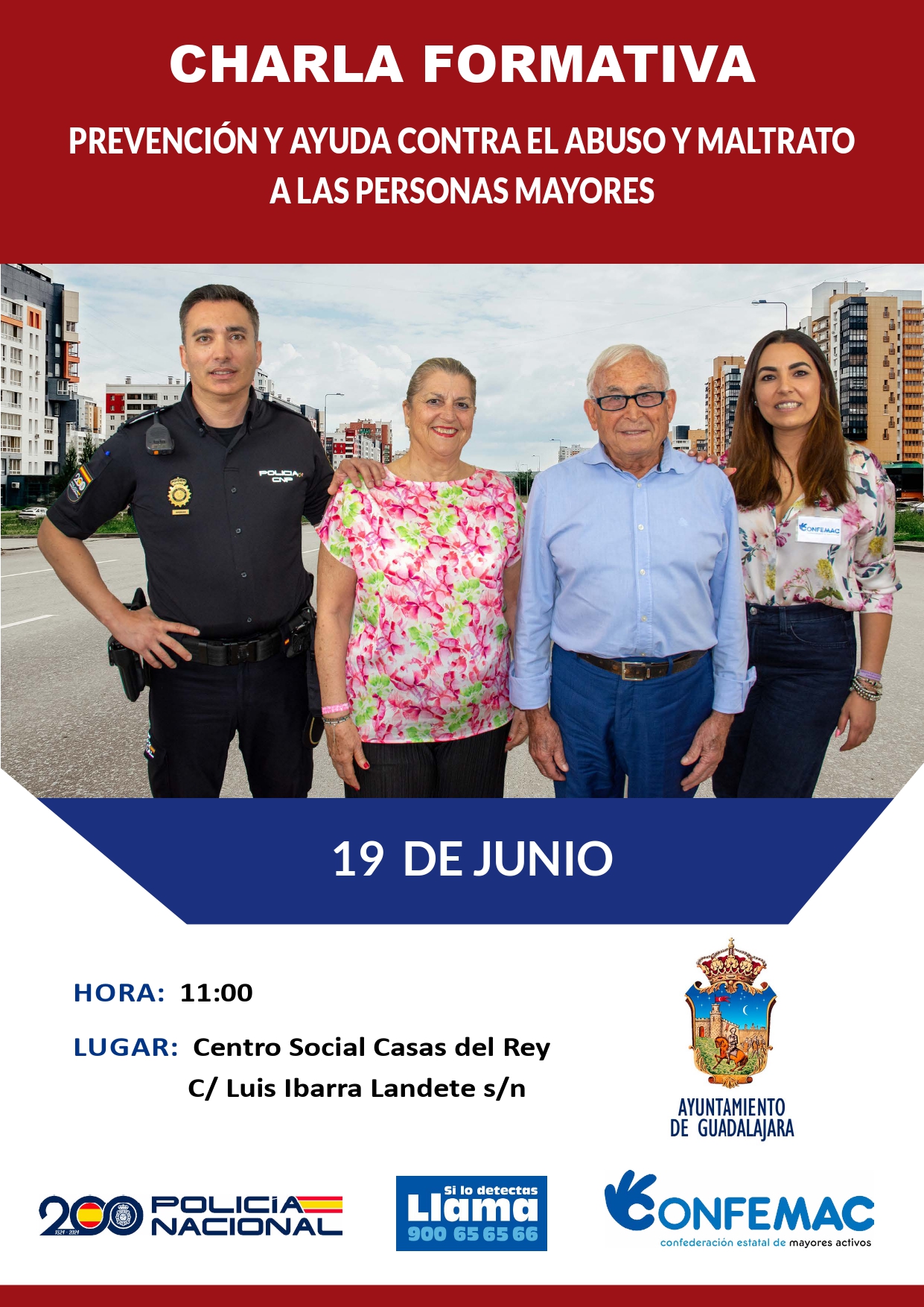 Charla Gratuita en Guadalajara para Prevenir y Combatir el Abuso a Personas Mayores