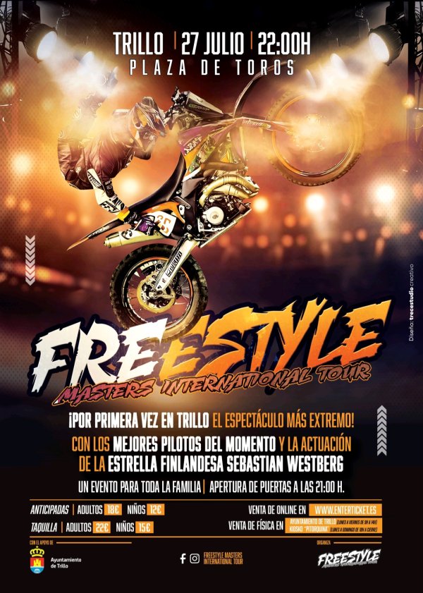 Freestyle Masters International Tour llega a Trillo: ¡Adrenalina y acrobacias extremas el 27 de julio