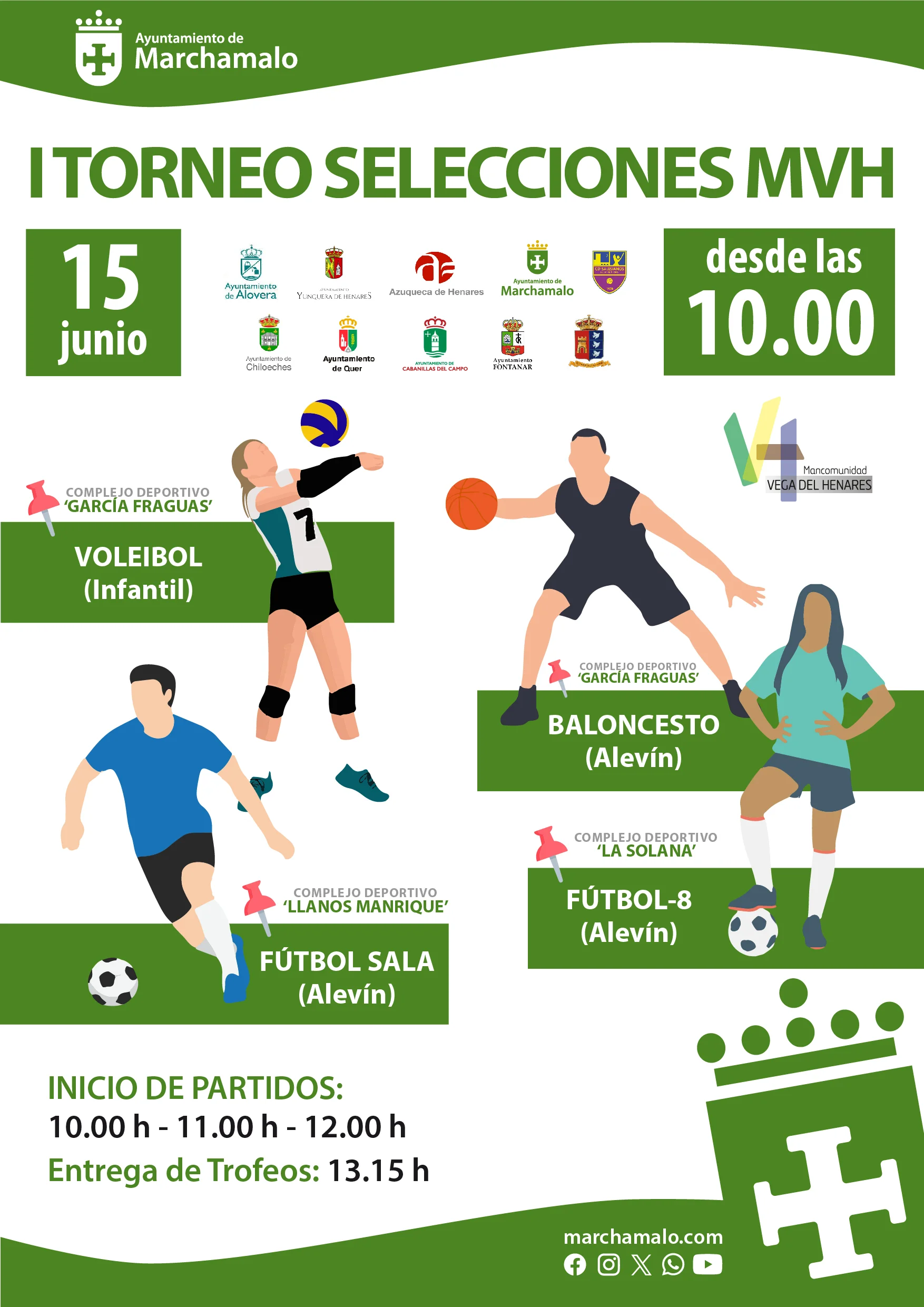 I Torneo Multideporte de la MVH en Marchamalo: Deporte Escolar y Competencia entre Municipios