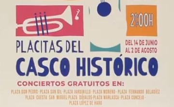 Las Placitas del Casco Histórico 2024: Programa de Eventos de Viernes y Sábados a las 21:00 h