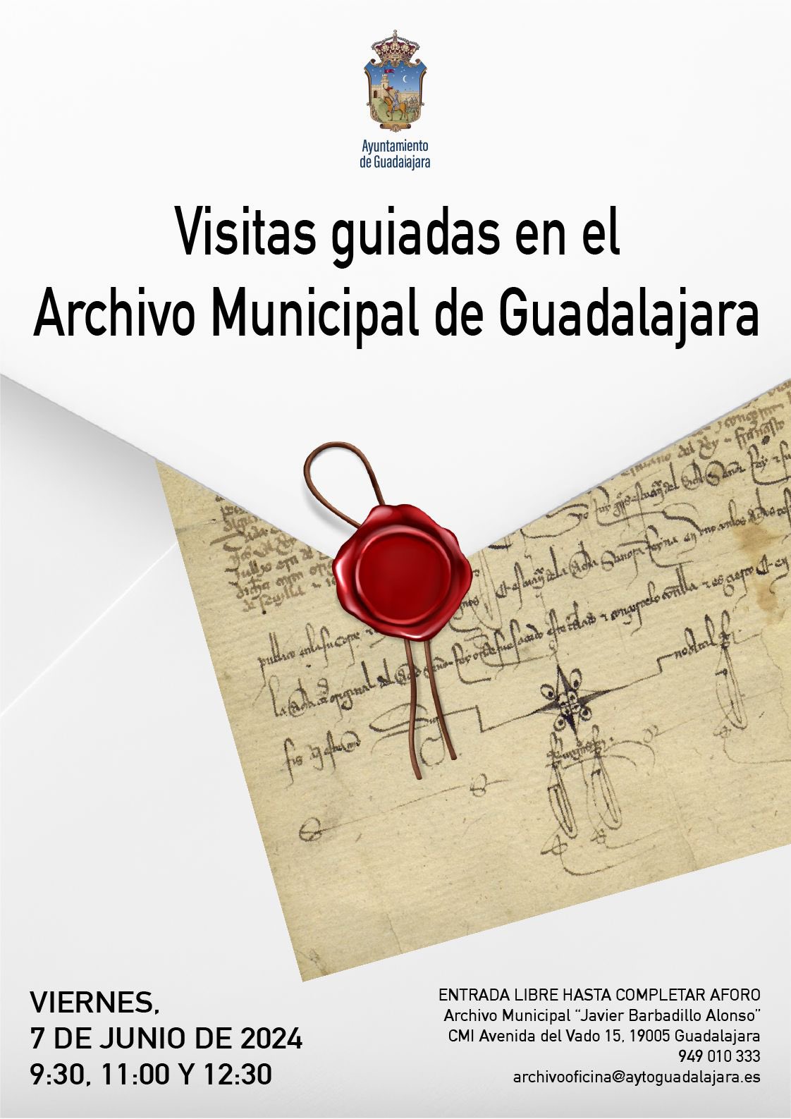 Visitas Guiadas en el Archivo Municipal de Guadalajara para Celebrar el Día de los Archivos