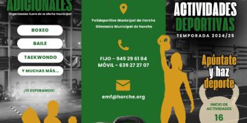 Horche lanza su programa de actividades deportivas 2024/25: Inscripciones abiertas para el nuevo curso