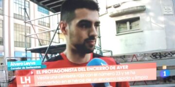 Álvaro Leyva Caballero, Corredor Briocense en los Sanfermines 2024