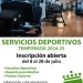 Inscripciones Abiertas para la Temporada Deportiva 2024-25 en el Complejo Deportivo ‘García Fraguas’
