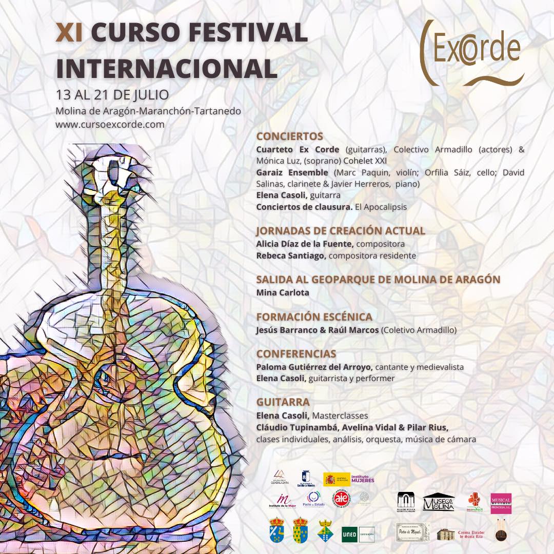 XI Curso-Festival Internacional de Guitarra Ex Corde 2024: Música y Cultura en Molina de Aragón, Maranchón y Tartanedo