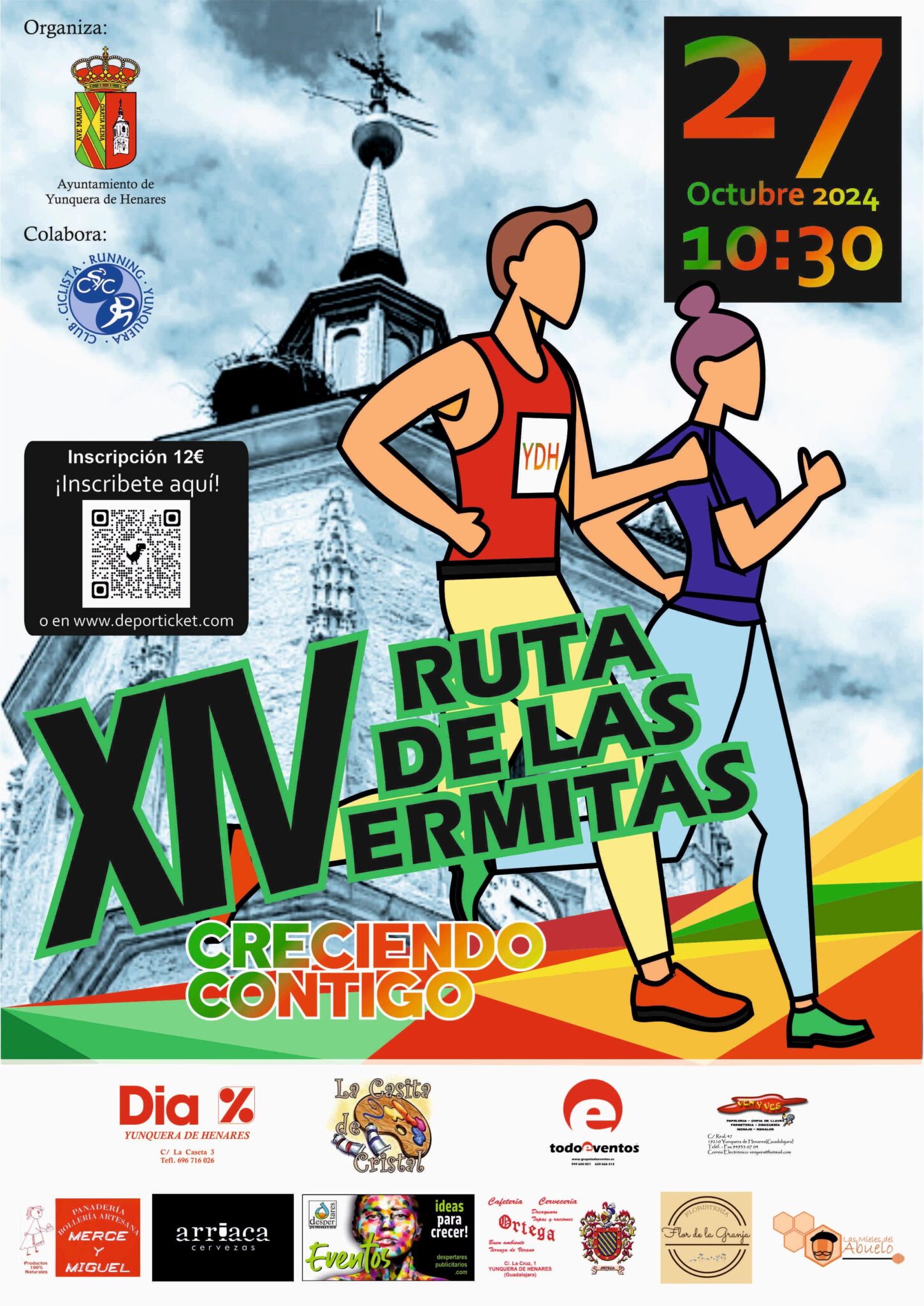 Abiertas las inscripciones para la XIV Carrera Popular Ruta de las Ermitas en Yunquera de Henares