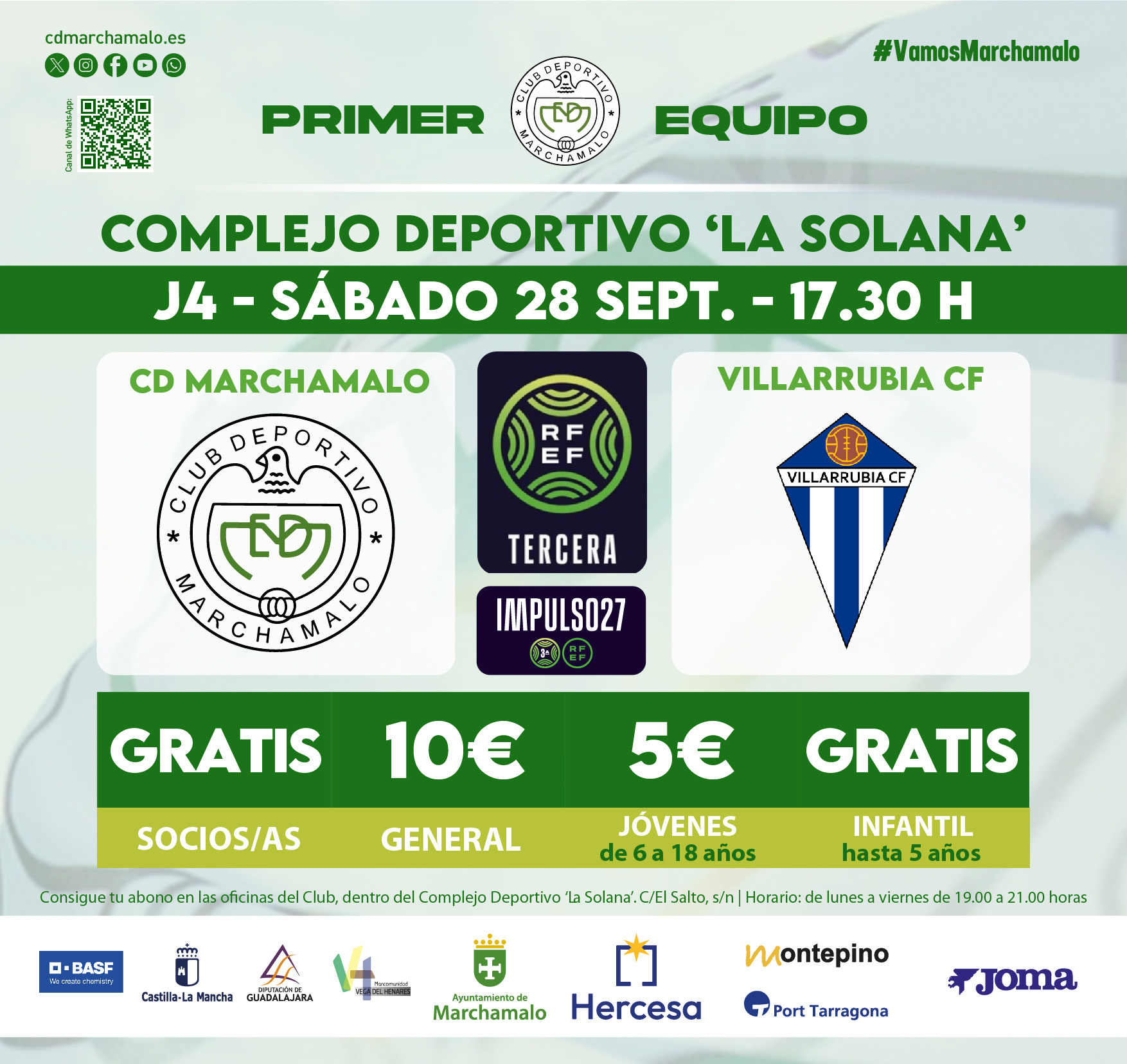 CD Marchamalo Busca su Primera Victoria en Casa Contra Villarrubia CF en la 4ª Jornada de Liga