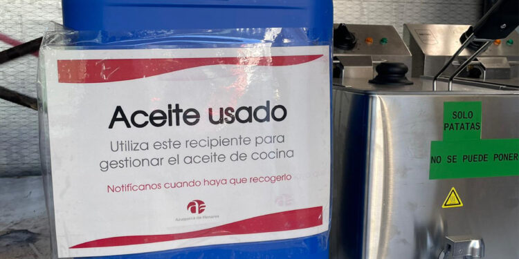 El Ayuntamiento de Azuqueca de Henares recogerá los aceites de cocina usados en las peñas públicas durante las Fiestas de Septiembre 2024