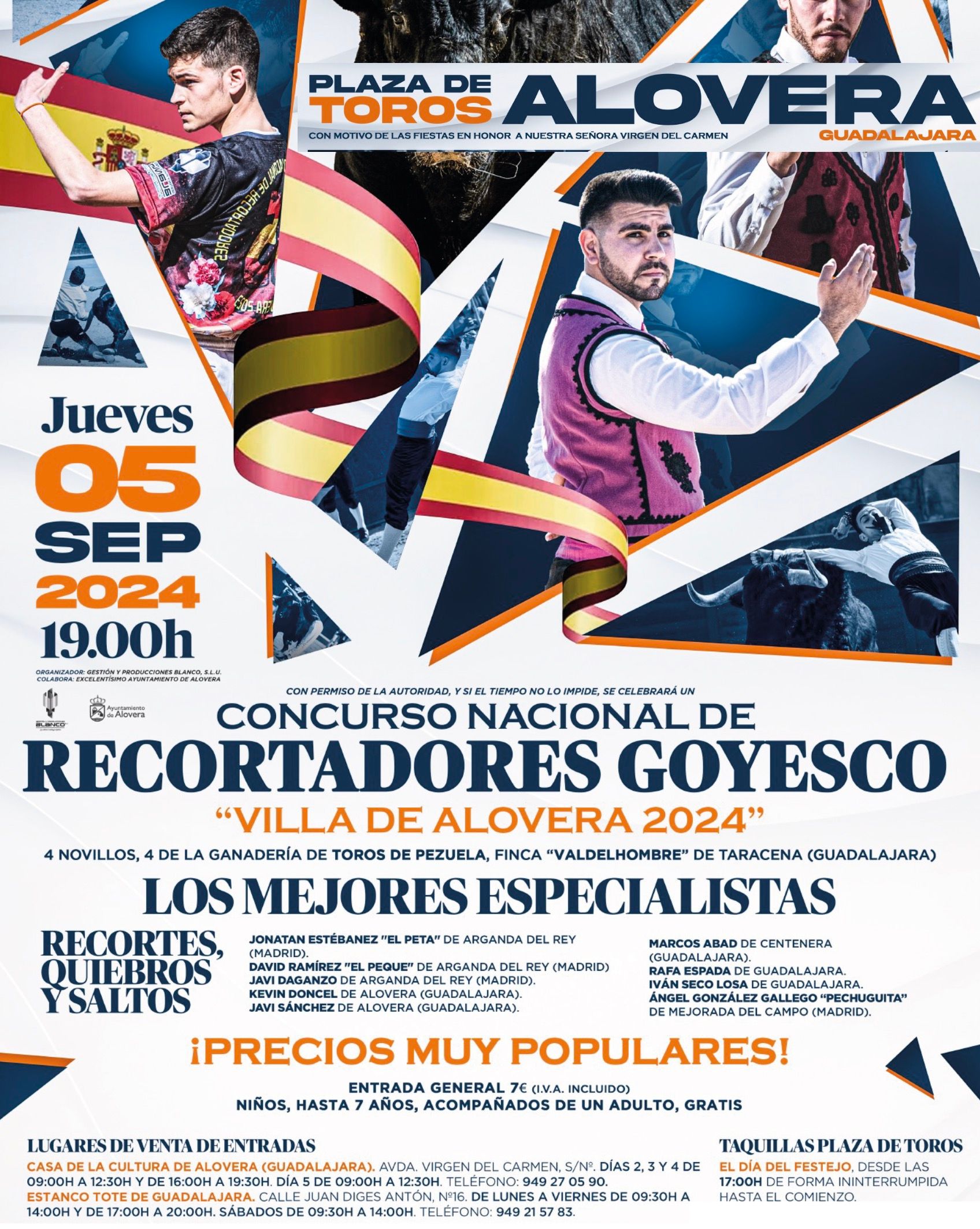 Estas fiestas se celebrará EL CONCURSO NACIONAL DE RECORTADORES GOYESCOS