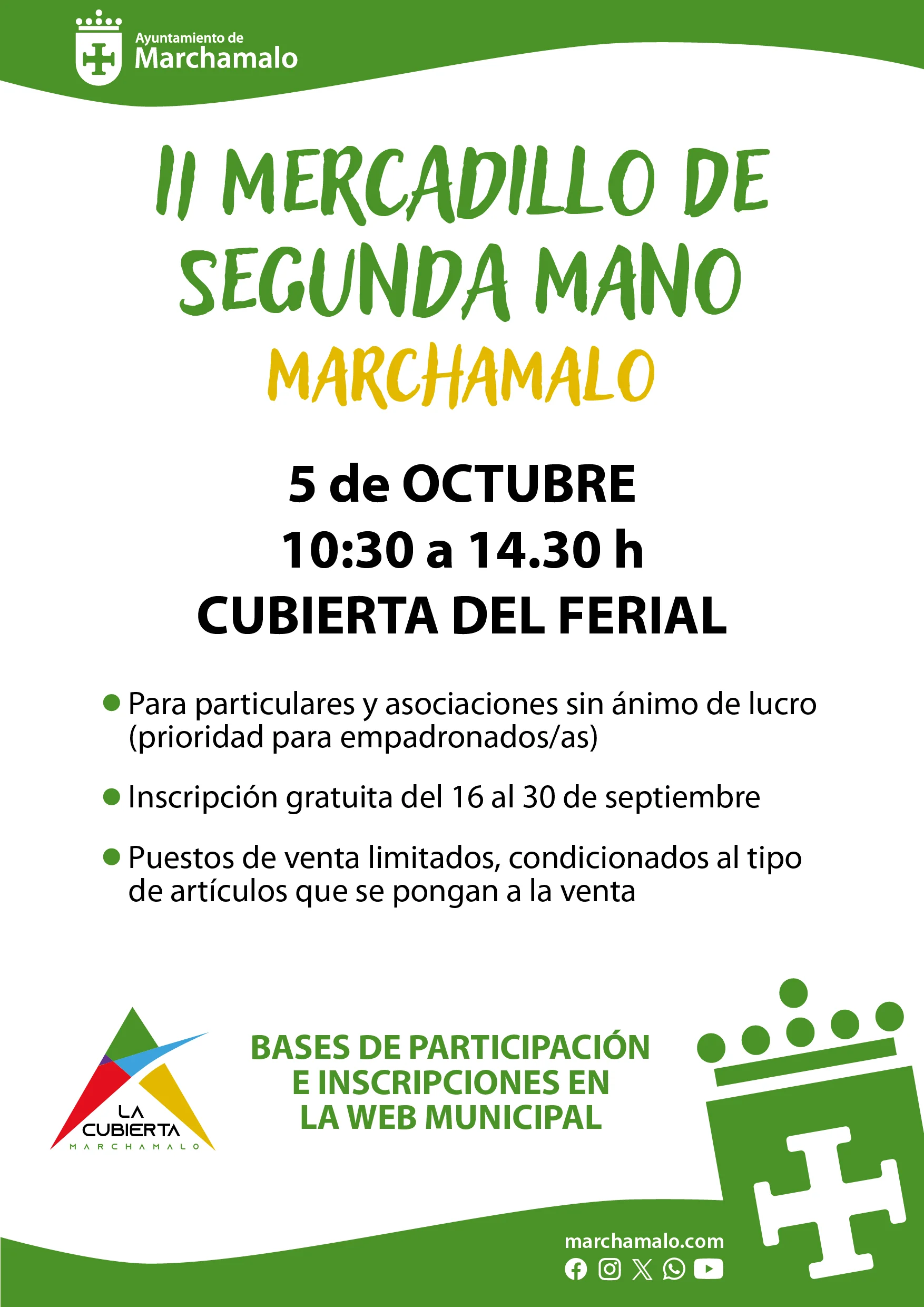 II Mercadillo de Segunda Mano en Marchamalo: Participa y Da Nueva Vida a Tus Artículos Usados