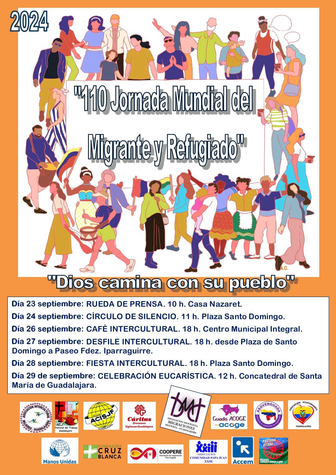 Guadalajara celebra la 110ª Jornada Mundial del Migrante y Refugiado con eventos culturales y solidarios