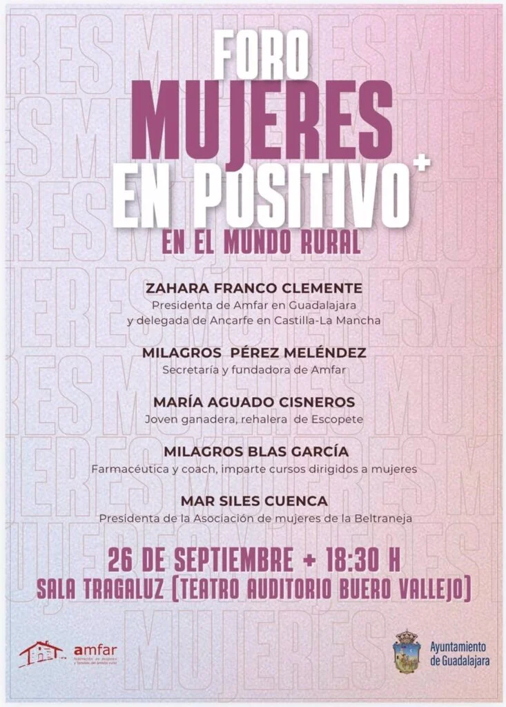 Foro 'Mujeres en Positivo' en Guadalajara: Reflexiones sobre el Papel de la Mujer en la Sociedad Rural