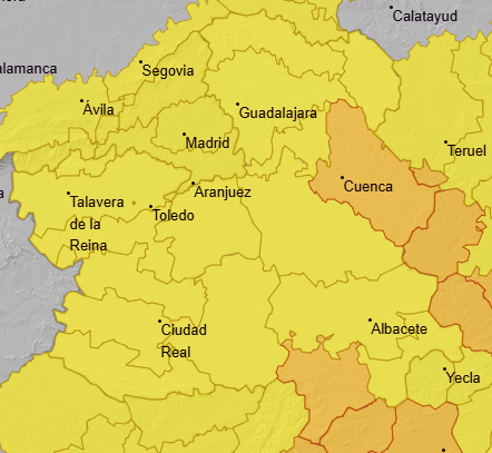 Castilla-La Mancha Enfrenta Lluvias Intensas: Activación del Plan METEOCAM y Recomendaciones