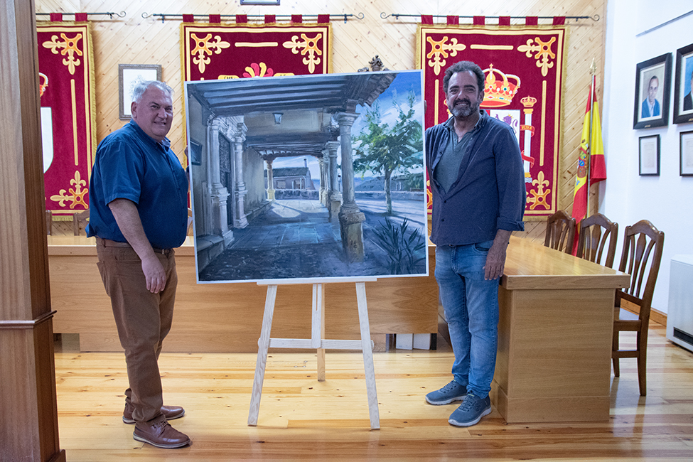 ‘Pórtico de luz’ de Pedro Cebrián gana el primer premio del XXXIII Certamen Internacional de Pintura Rápida de Horche 