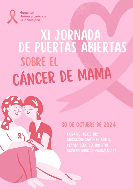 XI Jornada de Puertas Abiertas sobre Cáncer de Mama en el Hospital de Guadalajara: Prevención, Testimonios y Avances