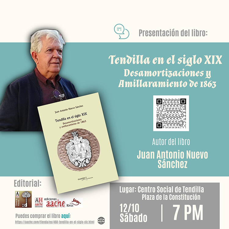 Presentación del libro "Tendilla en el siglo XIX": Desamortizaciones y Amillaramiento en la Villa Alcarreña