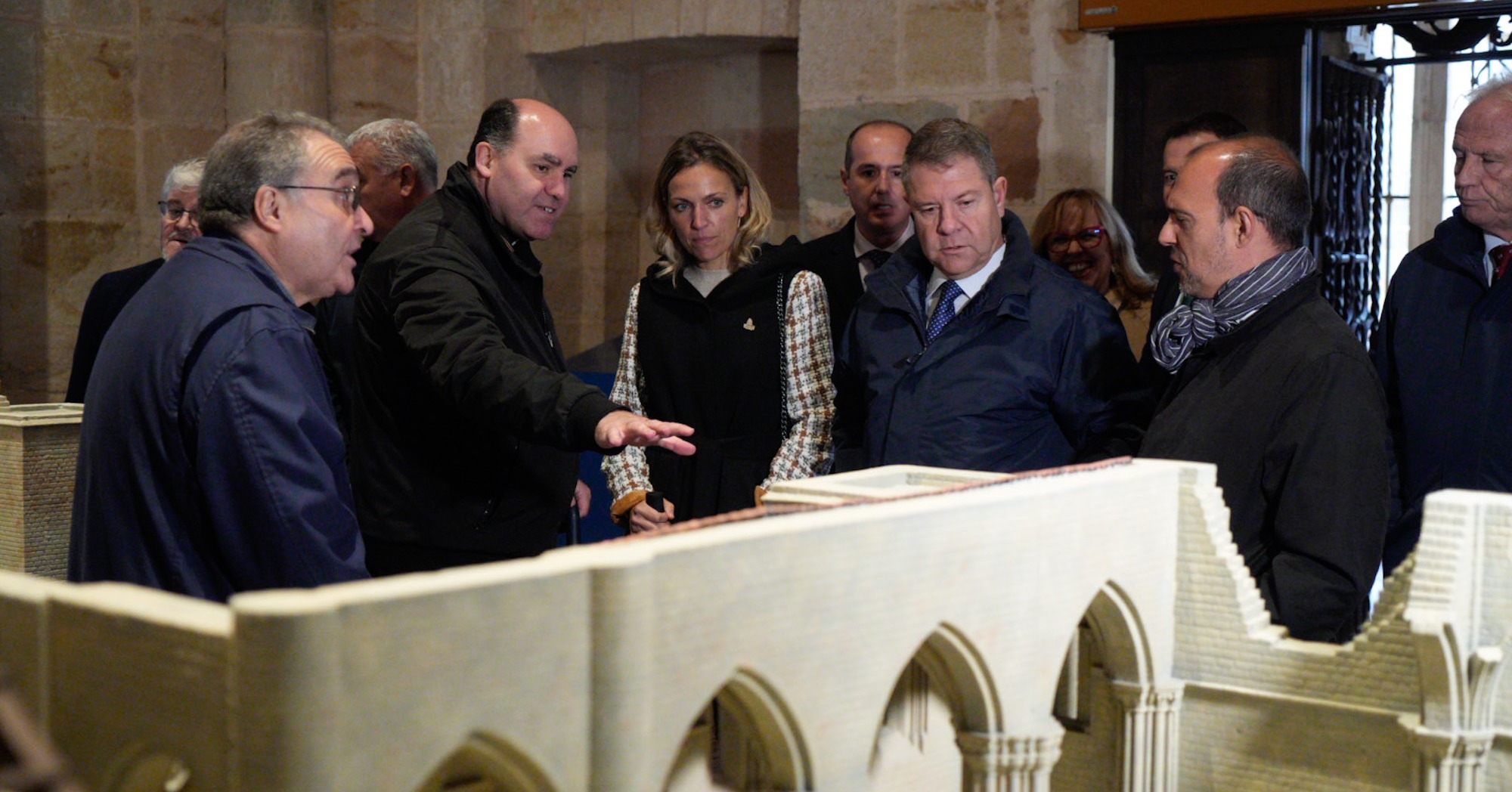 Visita a las obras de la Catedral