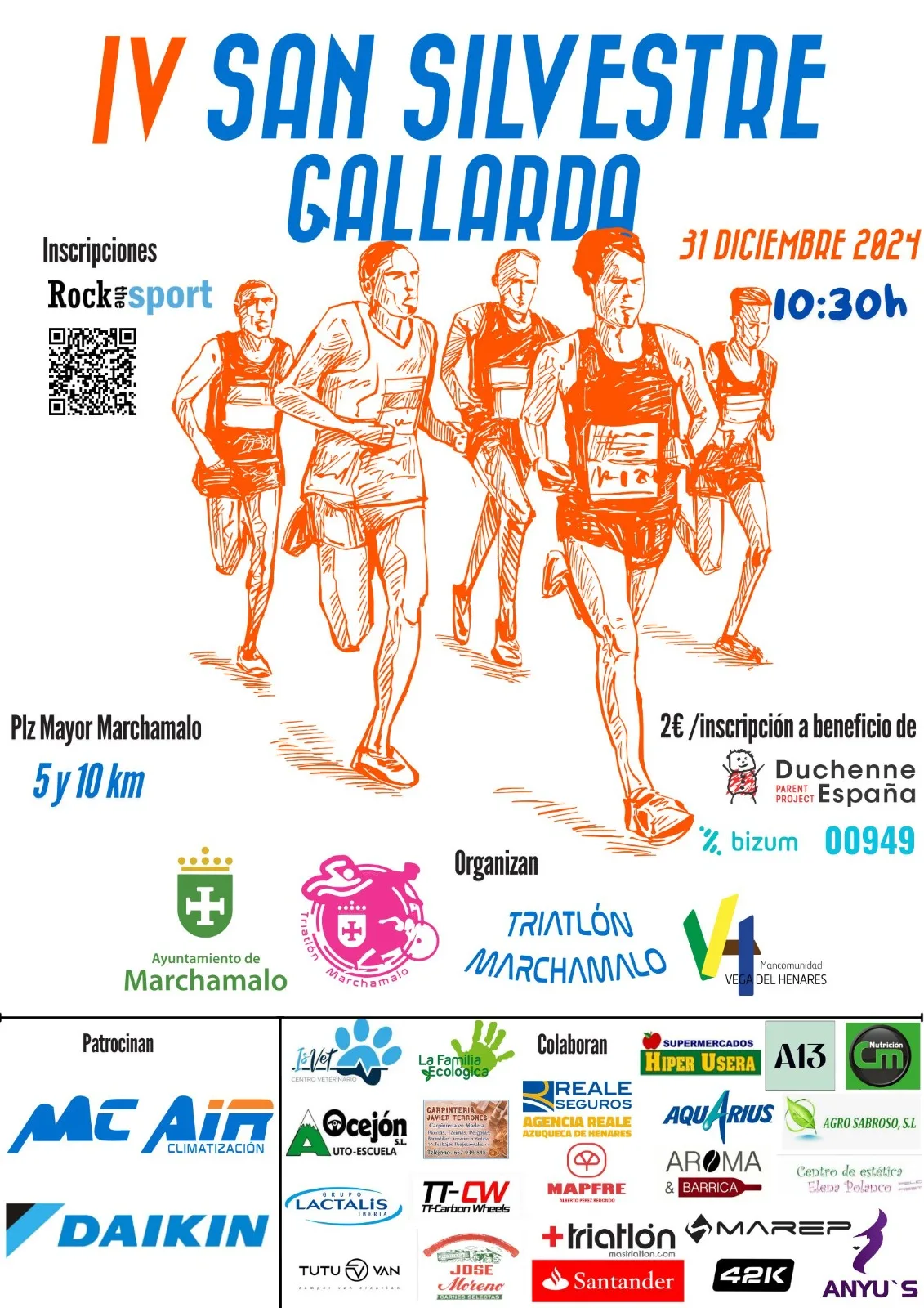 Corre la IV San Silvestre Gallarda 2024 en Marchamalo: ¡Despedimos el Año con Deporte y Diversión!