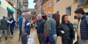 Apoyo de la Diputación de Guadalajara a pueblos afectados por la DANA con agua potable y limpieza