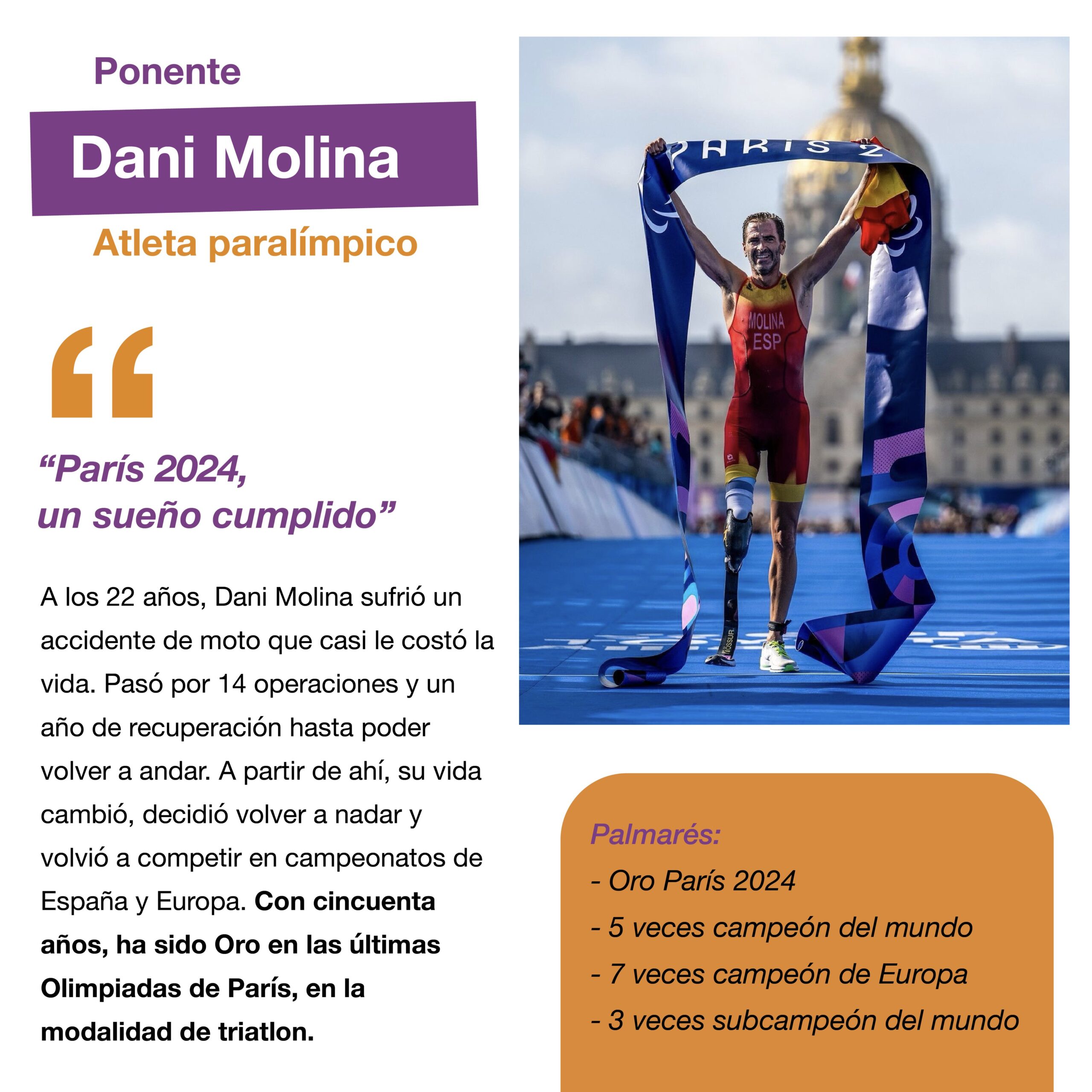 Dani Molina: "París 2024, un sueño cumplido"