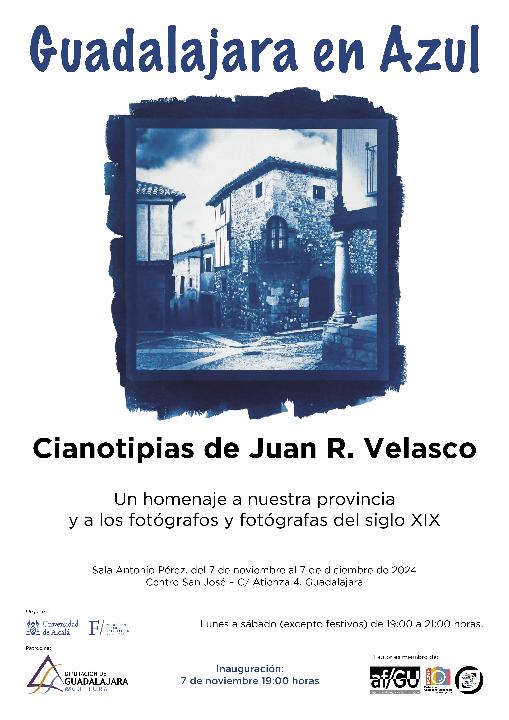 ‘Guadalajara en Azul’: Exposición de Cianotipias de Juan R. Velasco en la Sala de Arte Antonio Pérez