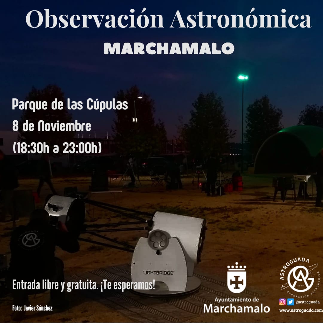 Guadalajara y Marchamalo celebran la Noche Internacional de Observación de la Luna con AstroGuada