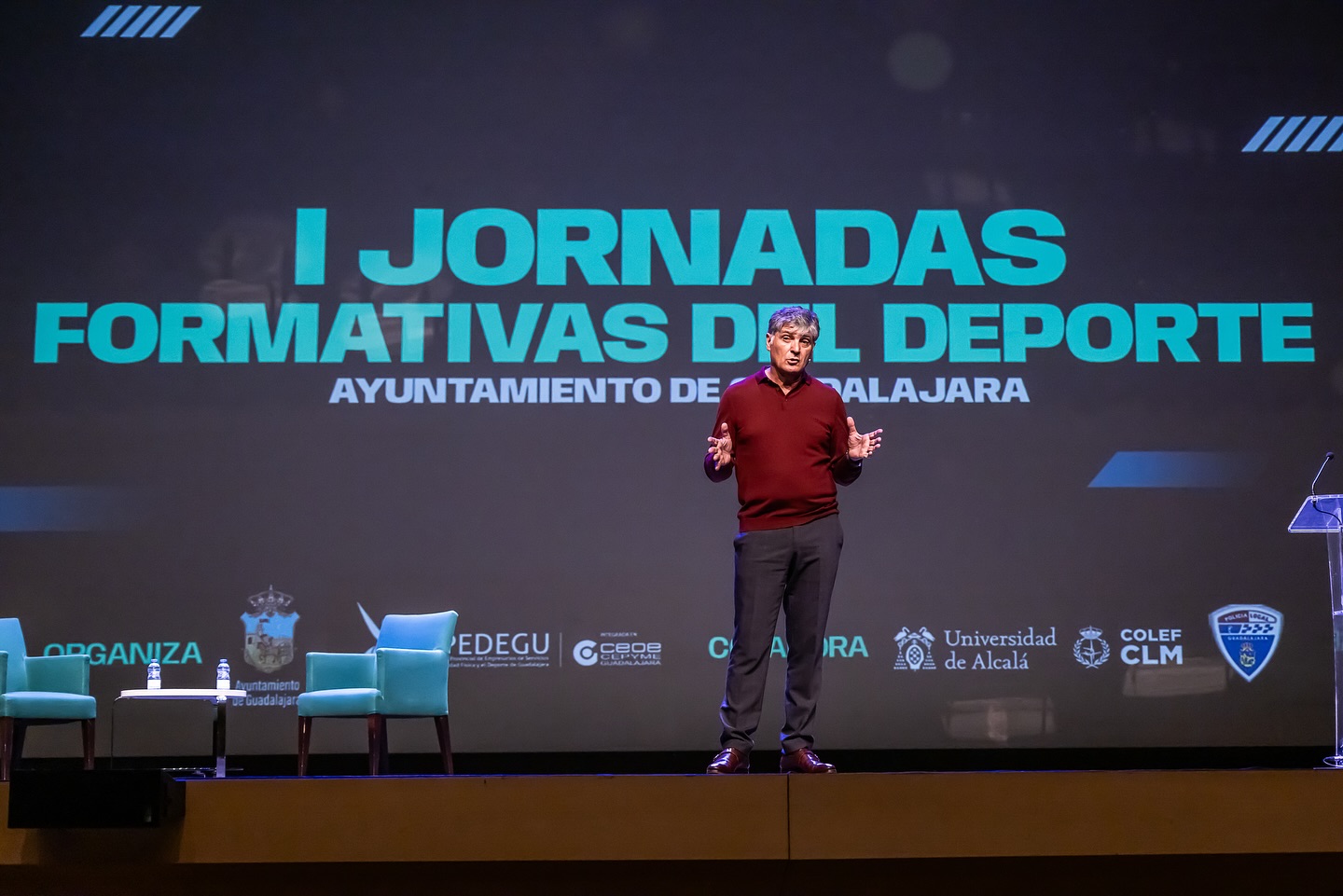 Toni Nadal cierra las I Jornadas del Deporte en Guadalajara con una lección de superación y disciplina