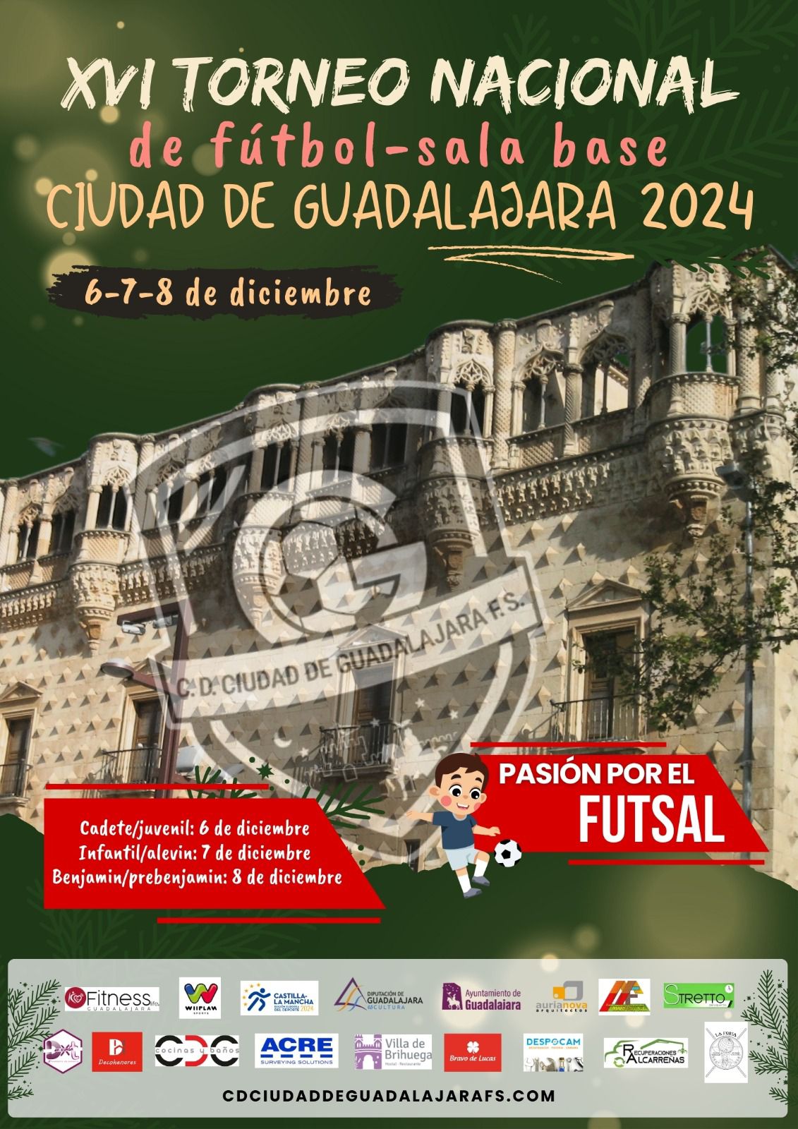 XVI Torneo Nacional de Fútbol Sala "Ciudad de Guadalajara" 2024: 70 Equipos y 1.200 Deportistas