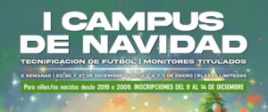 ¡Apúntate al Campus de Navidad del CD Marchamalo y vive el fútbol estas fiestas!