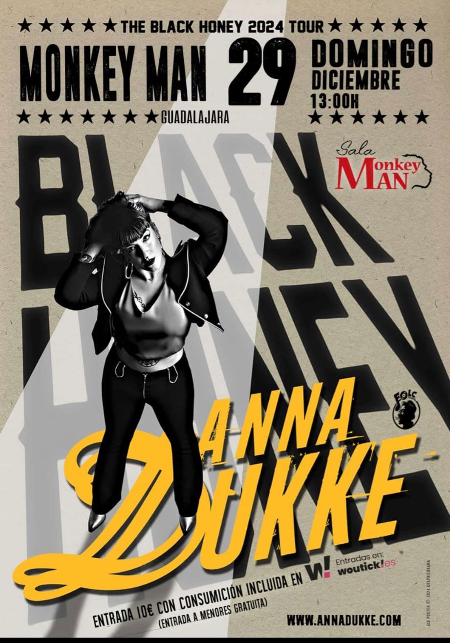 Concierto de Anna Dukke en Guadalajara: Música de Raíces Americanas en el Café Teatro Monkey Man – Entrada Gratuita para Niños