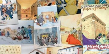 Exposición de Fernando Benito en Guadalajara: "Modernidad y fantasía para una ciudad en transformación"