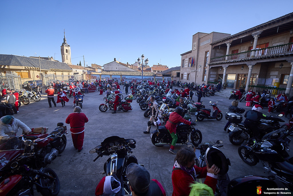 IV Papanoelada Motera Solidaria en Yunquera de Henares: Ruta Navideña de Motos y Solidaridad