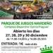 Parque de Juegos Navideño en Marchamalo 2024: Diversión Solidaria del 27 al 30 de Diciembre