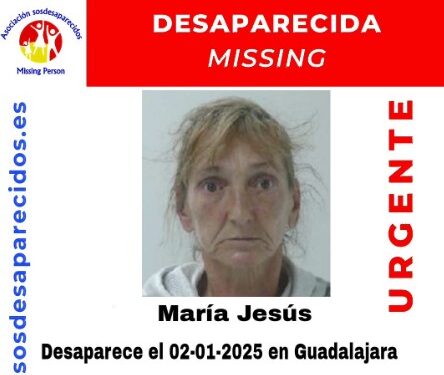 Desaparecida María Jesús en Guadalajara: SOS Desaparecidos solicita colaboración ciudadana