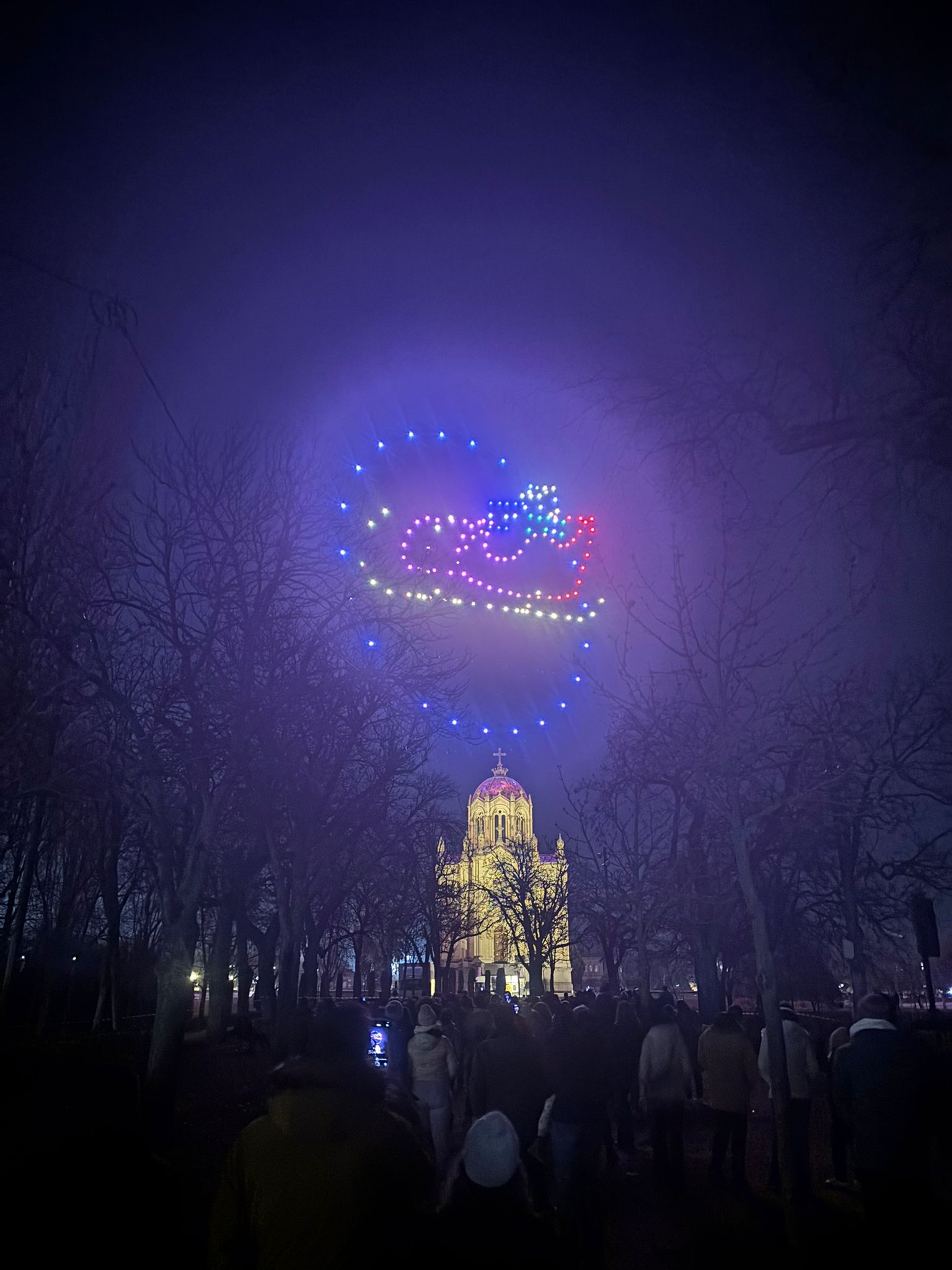 Espectaculo de drones en Guadalajara