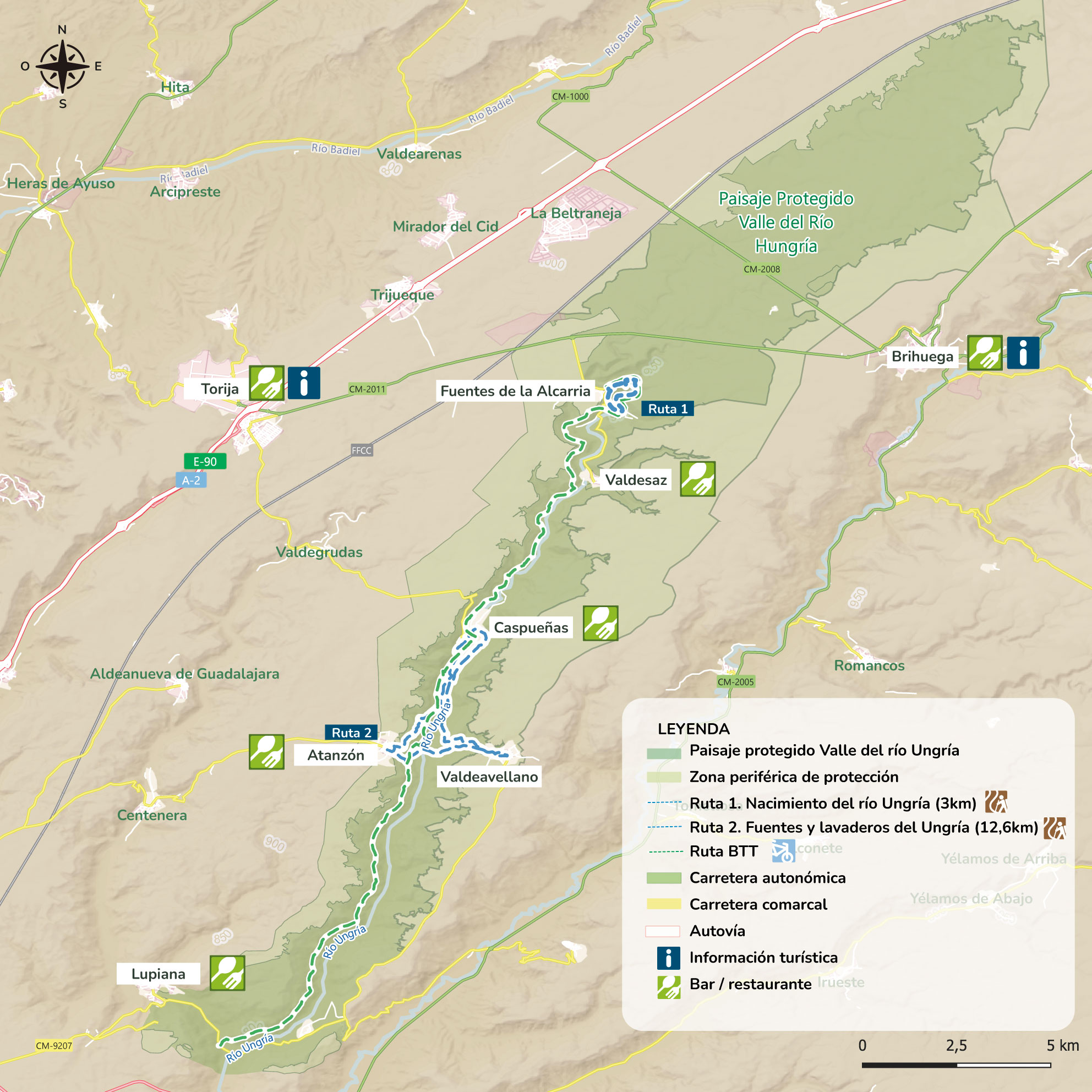 Descubre el Valle del Río Ungría: Rutas de senderismo y biodiversidad en el corazón de La Alcarria