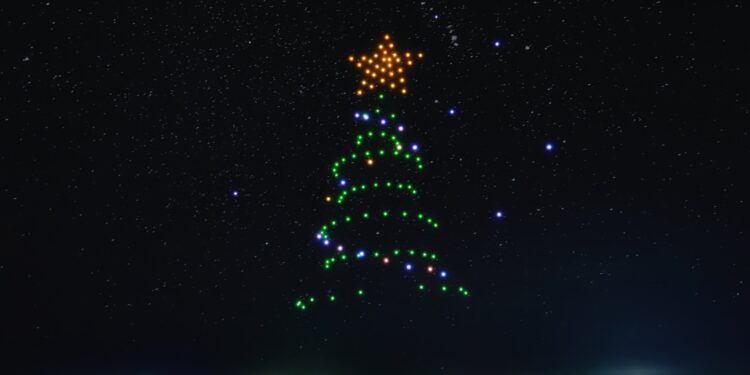 Guadalajara se llenará de luz y magia con “Mágica Navidad”, un espectáculo de drones los días 3 y 4 de enero