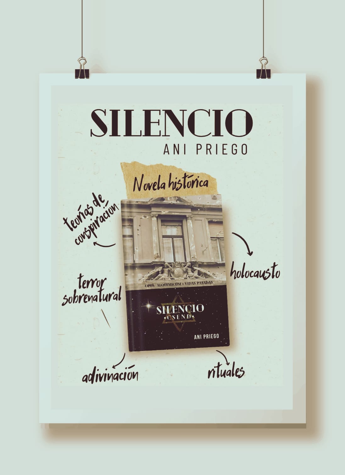 «Silencio» de Ani Priego: Una novela histórica de suspenso y magia en la Hungría de 1944