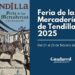 Programación de la Feria de las Mercaderías de la Villa de Tendilla 2025