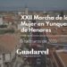 La XXII Marcha de la Mujer en Yunquera de Henares se celebrará el 9 de marzo