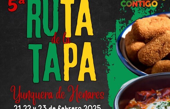 V Ruta de la Tapa en Yunquera de Henares: sabores únicos y premios exclusivos