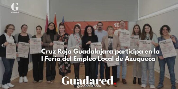 Cruz Roja Guadalajara participa en la primera Feria del Empleo Local de Azuqueca