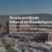 Grave accidente laboral en Guadalajara: un obrero cae desde 4 metros y es hospitalizado en estado grave